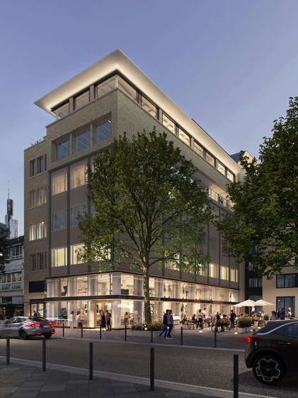 — Ansicht Vorplatz bei Nacht